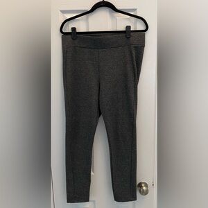 Pull on Dress Pants - Gray - size Large - Ann Taylor Factory